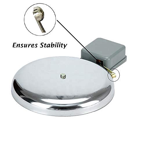 swaggers Metal Electric Gong Industrial School College Factory Bell, 12 inch, Silver - Image 3