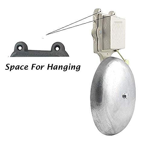 swaggers Metal Electric Gong Industrial School College Factory Bell, 12 inch, Silver - Image 5