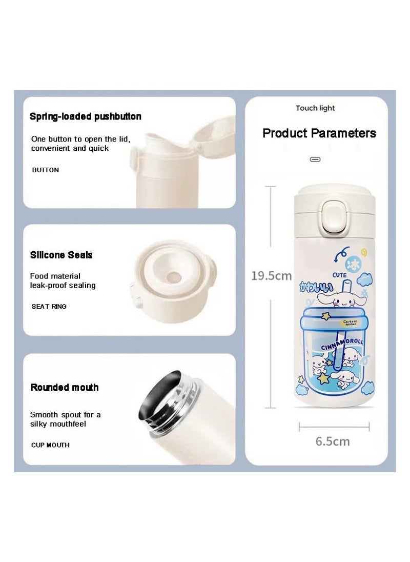 General - Cinnamoroll Cute Thermal Bottle Kawaii Water Bottle Stainless Steel Vacuum Insulated Bottle for Hot and Cold Drinks Cute Travel Mug - Image 1