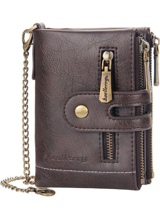 نيبمينينت محفظة للرجال مضادة للضياع بلون القهوة - Image 1