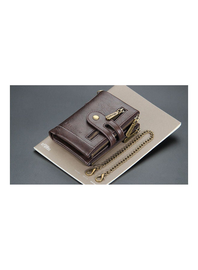 نيبمينينت محفظة للرجال مضادة للضياع بلون القهوة - Image 3