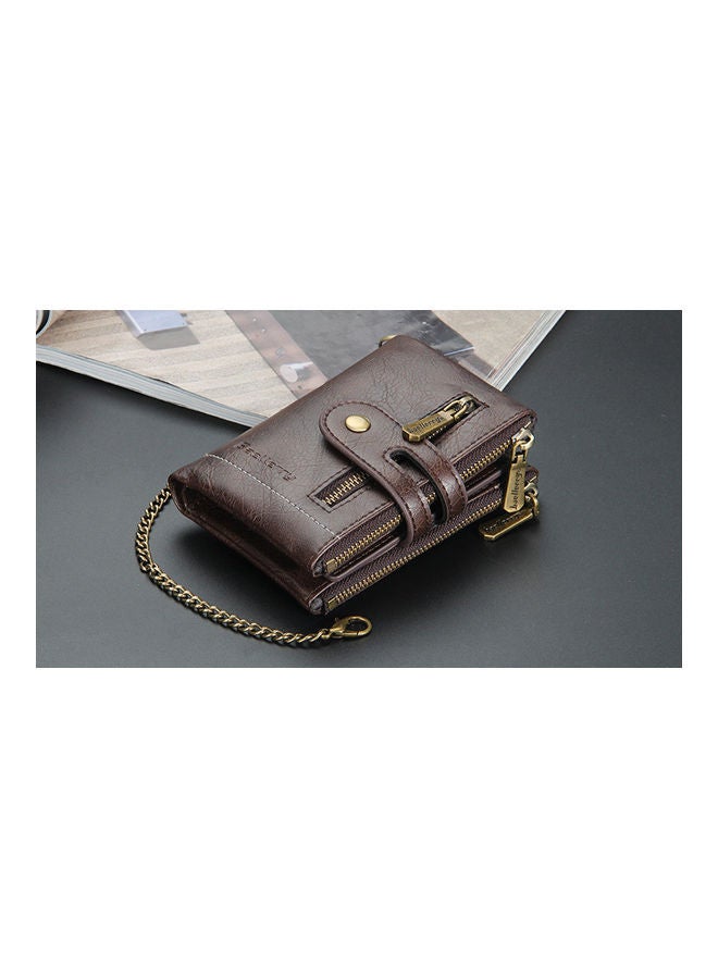 نيبمينينت محفظة للرجال مضادة للضياع بلون القهوة - Image 2