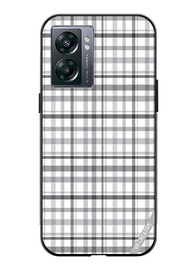 VR CREATIVE Protective Case Cover For Oppo A57 5G Checks Design Multicolour - Image 1