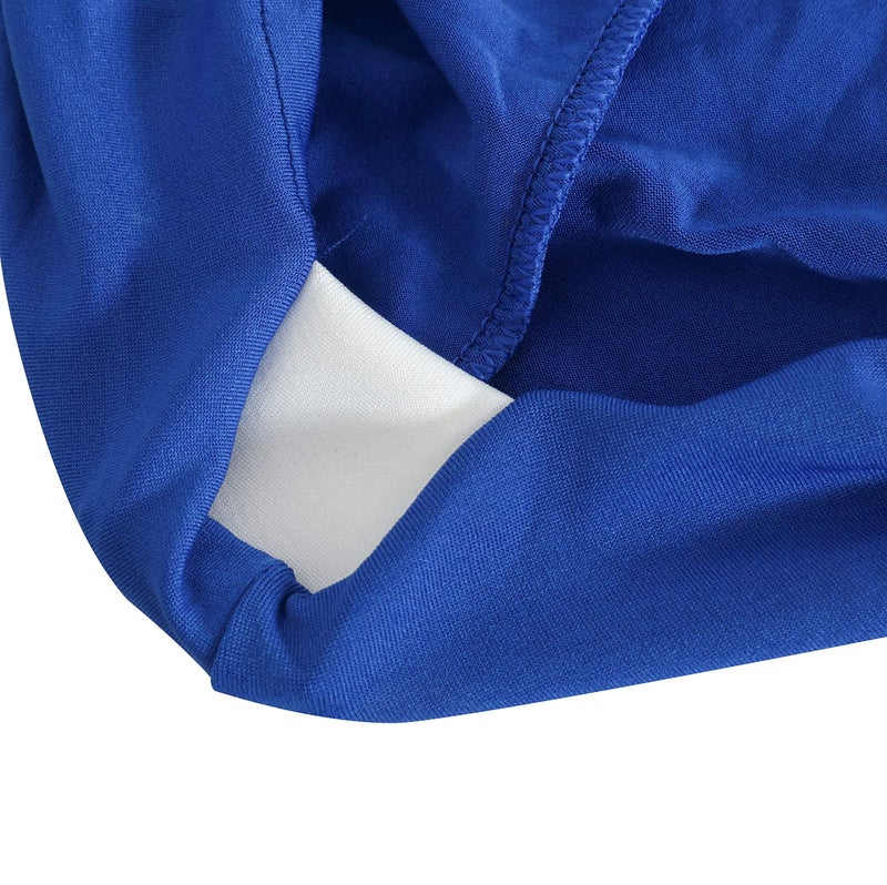 Obstal Obstal 4Ft Stretch Spandex Table Cover for Standard Folding Tables - 2 Pack Universal Rectangular Fitted Tablecloth for Party  Banquet  Events  Trade Show (Royal Blue  48L x 24W x 30H Inches)  - Image 2