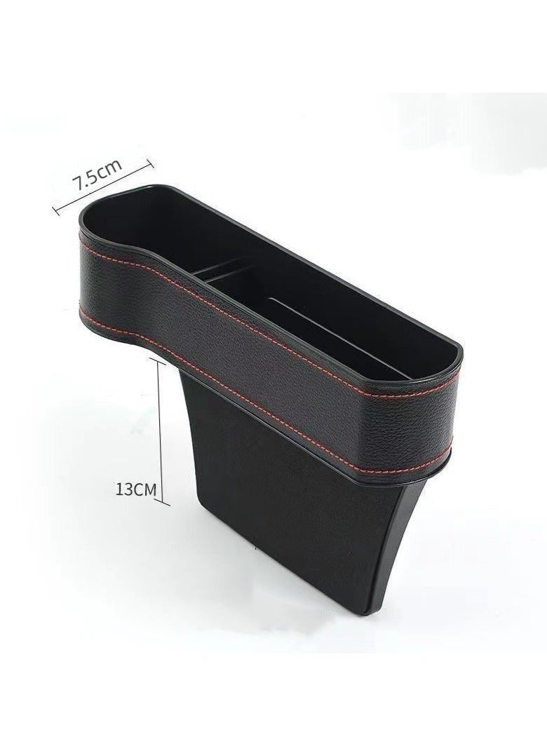 KENSON Car seat gap storage box multi-function gap storage box car supplies car built-in bag storage boxCar Seat Gap Filler, Multifunctional Car Seat Organizer with Cup Holder, Car Console Side Organizer for Cellphones, Wallets, Keys, Coin, Cards, Sunglasses, Driver SidePack of 2 - Black - Image 5