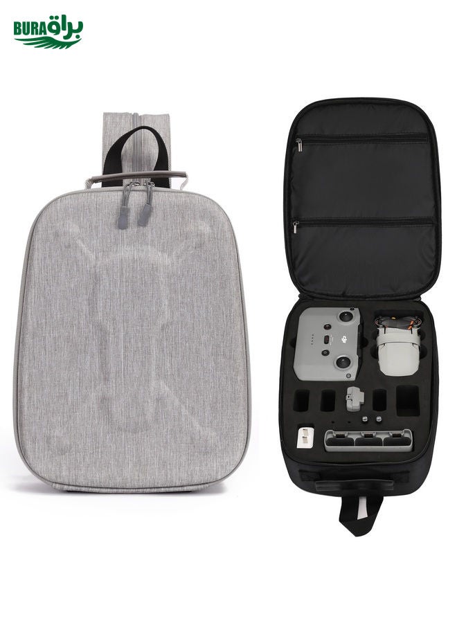 BURAQ Waterproof Drone Single Backpack Chest Storage Bag for DJI Mavic Mini 2(Grey) - Image 1