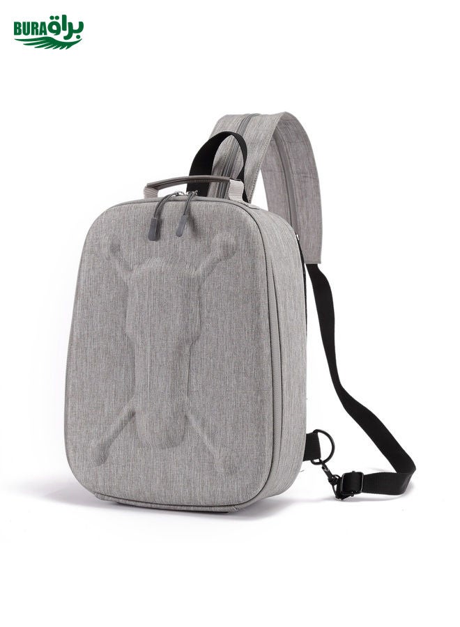 BURAQ Waterproof Drone Single Backpack Chest Storage Bag for DJI Mavic Mini 2(Grey) - Image 3