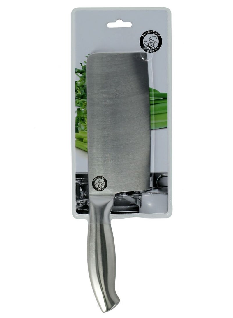Master Chef Cleaver Knife Silver 6.5 Inch