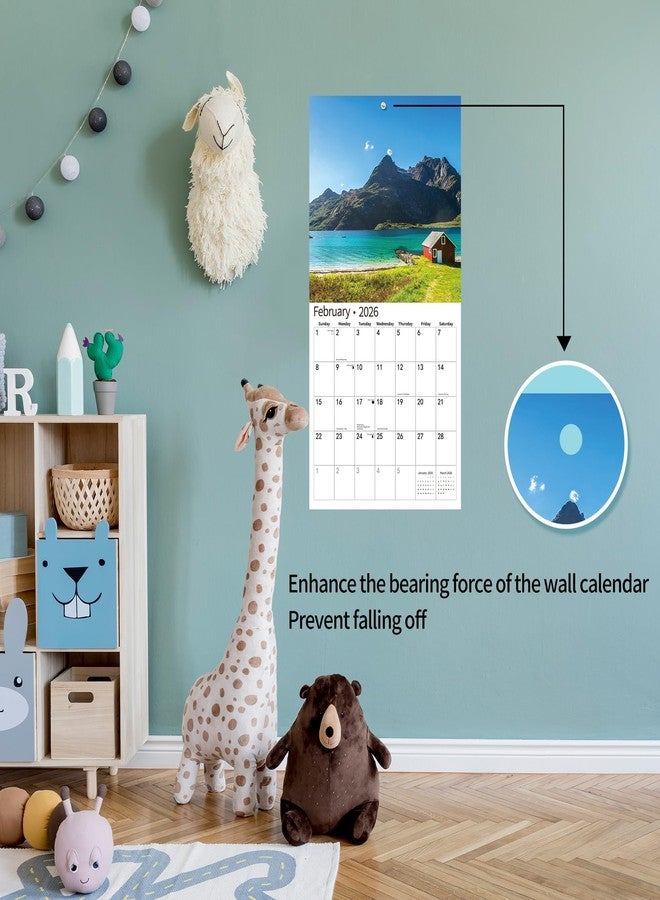 windrio 2026 Wall Calendar,Calendar 2026, January 2026 - December 2026, Wall Calendar Brilliant Seasons, 12" x 24" Opened,Full Page Months Thick & Sturdy Paper for Gift Perfect Calendar Organizing & Planning - Image 3