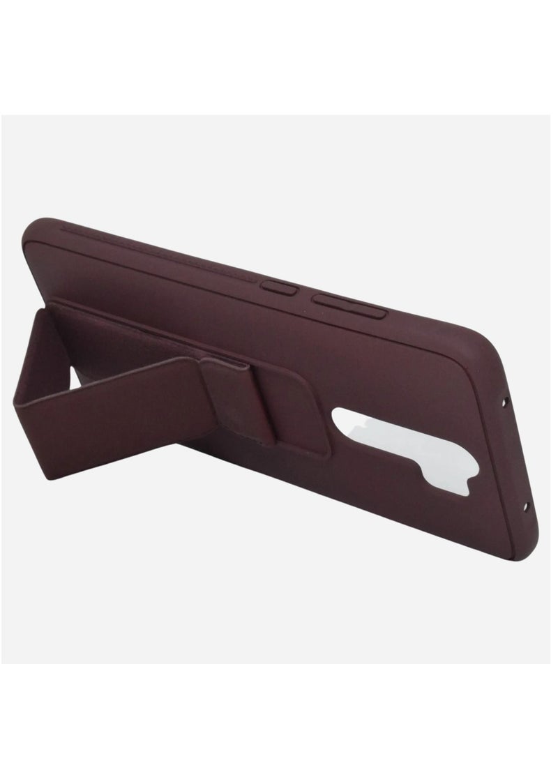 بورتوني جراب واقٍ من السيليكون مقاوم للصدمات مع حامل قبضة الإصبع RM Note 8 Pro - Image 2