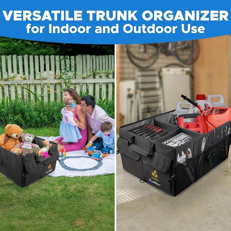 EcoNour Collapsible Trunk Organizer for Car - Image 4
