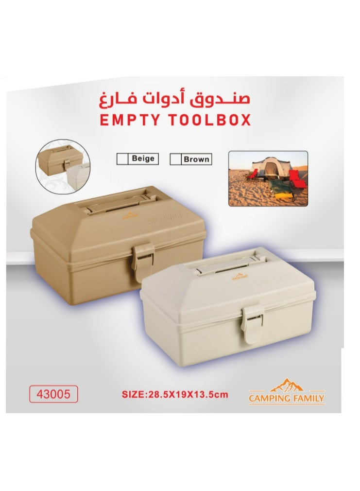 CAMPING FAMILY Empty Toolbox 28.5*19*13.5CM