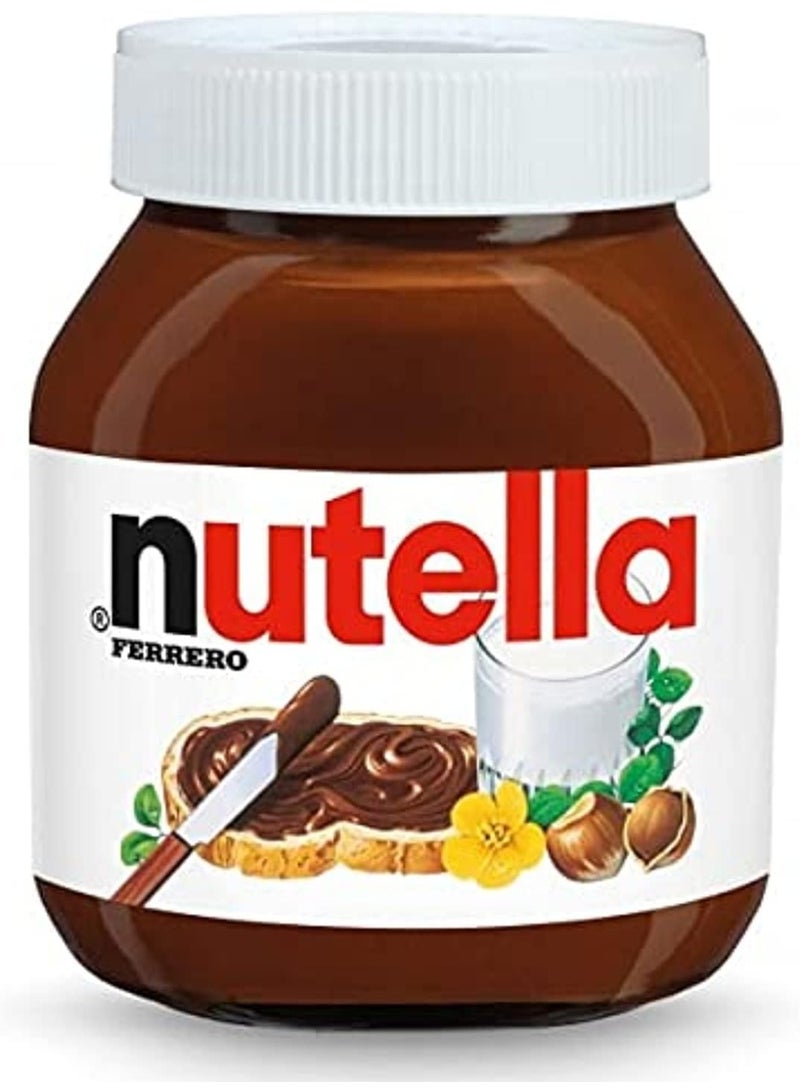 Nutella - Hazelnut Spread with Cocoa - Perfect for Breakfast and Baking (Pack size 600 gm)