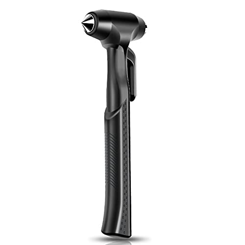 SYGA Emergency Window Breaking Tool with Long Handle, Escape LifeSaving Hammer Car Safety Hammer for Large Car, Bus - Black - Image 1