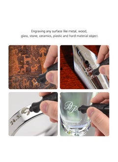 Loquat Cordless Electric Micro Engraving Pen Black  - Image 2