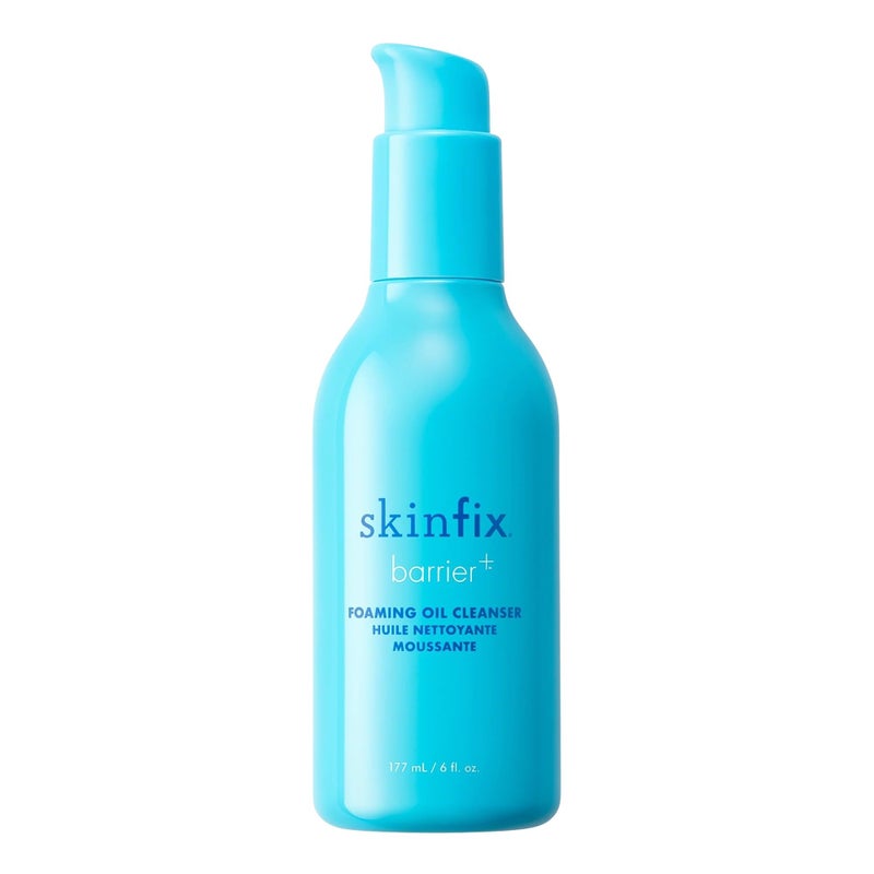 Skinfix Foaming Oil Cleanser  6 oz  Rich GeltoFoam Face Cleanser to Hydrate  Soothe Dry Sensitive Skin  Fragrance Free Vegan Cruelty Free