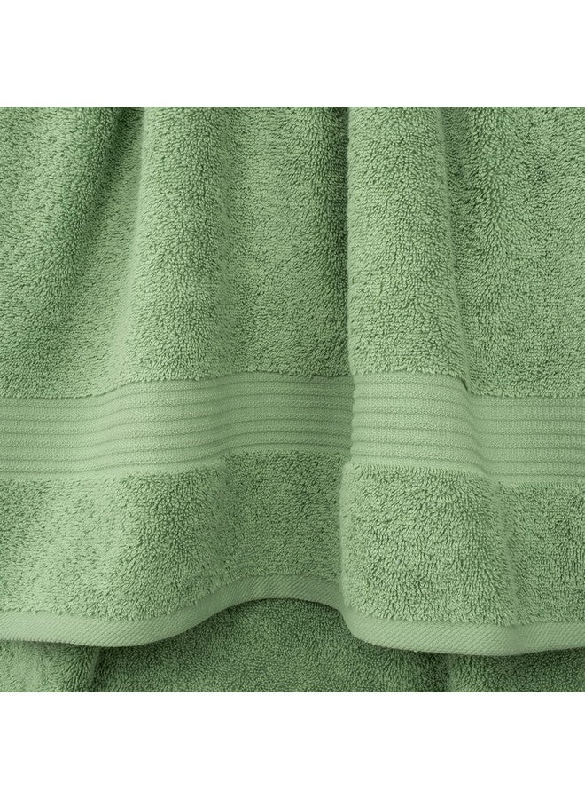 Cotton Paradise Cotton Paradise 100% Cotton 4 Piece Bath Towels for Bathroom  - Image 3