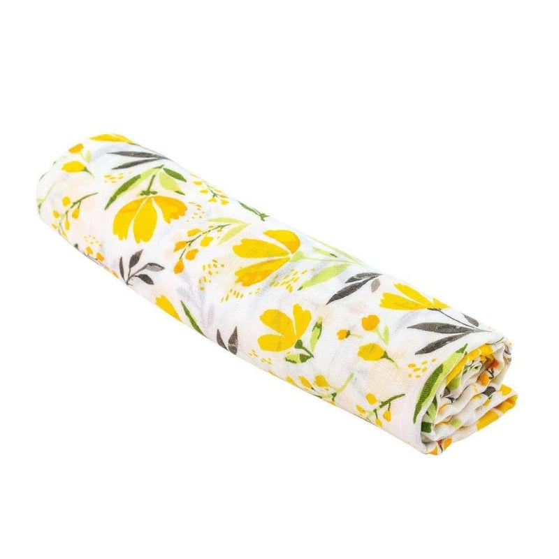 Bebe au Lait Bebe au Lait Oh So Soft Muslin Swaddle Blanket Royal Garden Multi