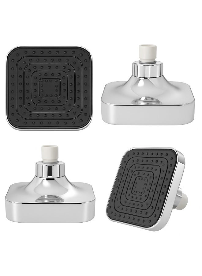 Colro Global Shower Head Gracy Square 4" for 3D bathroom compatible with all showers - Image 2