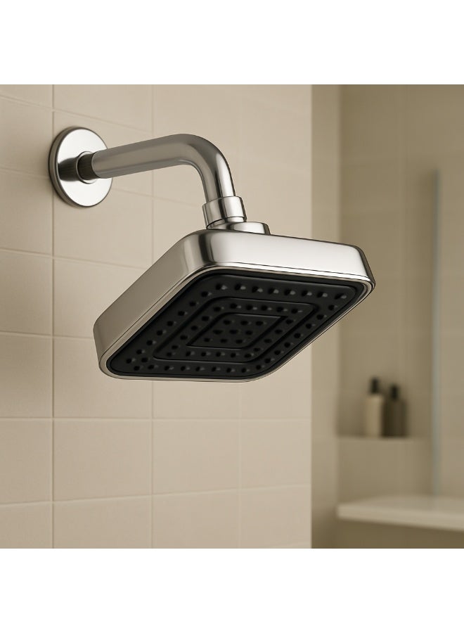 Colro Global Shower Head Gracy Square 4" for 3D bathroom compatible with all showers - Image 1