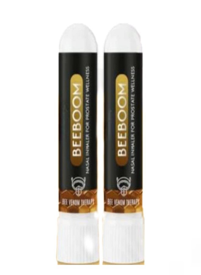 ELOXA Beeboom Nasal Inhaler Stick – Bee Stick for Prostate Health & Wellness Support – Natural Aromatherapy for Men’s Vitality & Well-Being (PACK OF 2)