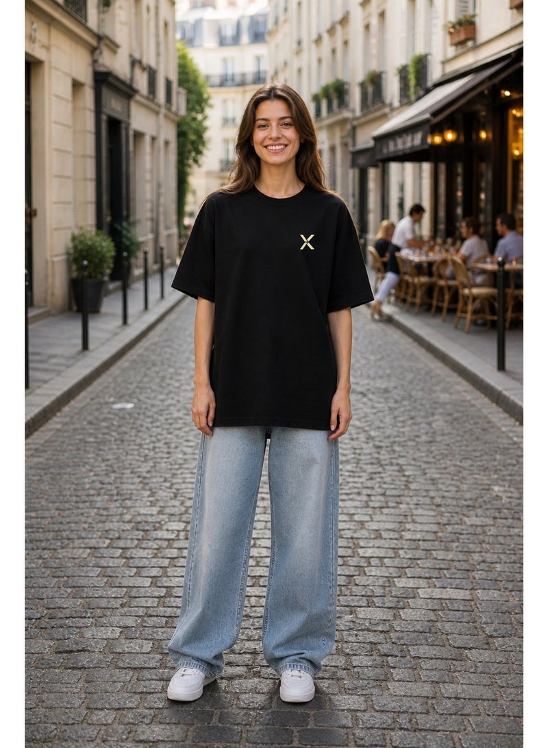 NOMAiX Magnetic X T-Shirt │ Back Print Graphic Tee │ Expat Streetwear │ Oversized Fit │ Made in UAE - Image 3