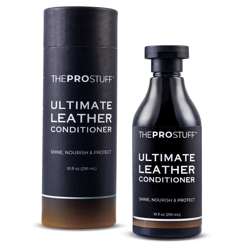 The Pro Stuff® Leather Conditioner & Polish | For Car Seat, Sofa, Jacket, Bag, Shoe, Belt | Professional Grade Formula | Shine, Nourish, Protect | Non-Greasy, Long-Lasting | 295ml - Image 1
