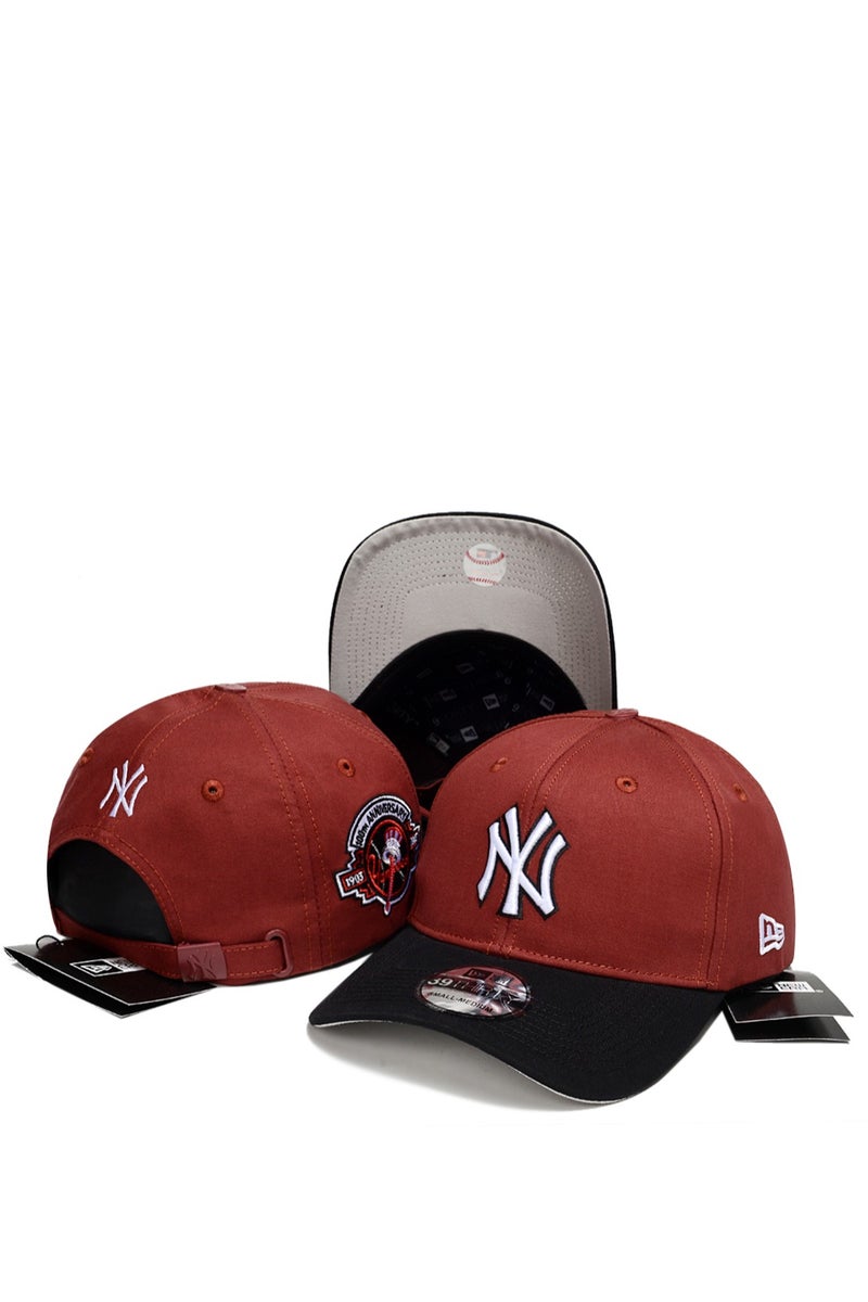 New Era MLB New York Yankees Rust - Red and Black Adjustable Cap with 1903 Commemorative Patch