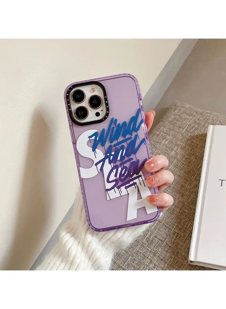 CASETiFY Impact Case for iPhone 14 Pro Max, 13 Pro Max, 13 Pro, 13 , 11 Wind and Sea Purple - Image 3