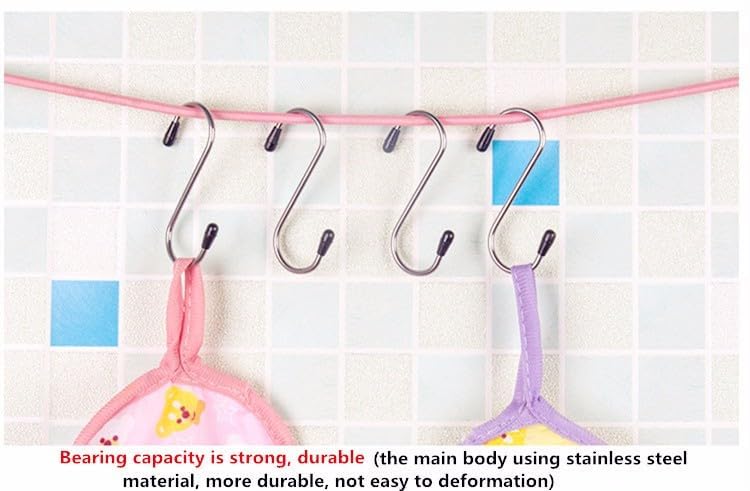 Apurk Hook Hanger SShaped Stainless Steel Utility Hook Ultra Strong Multi Purpose Hook Hanging Hooks Heavy Duty Hangers for KitchenBathroomBedroomOffice Work ShopGardenSet of 4 - Image 2
