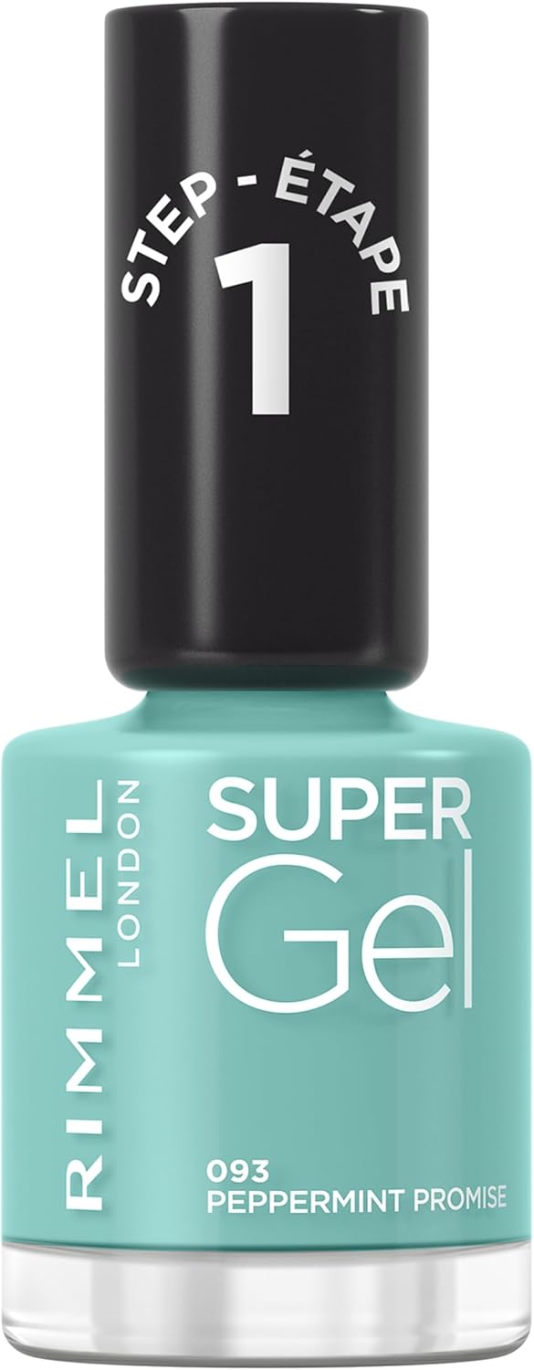 RIMMEL LONDON طلاء أظافر ريميل سوبر جل، وعد النعناع، 12 مل - Image 1