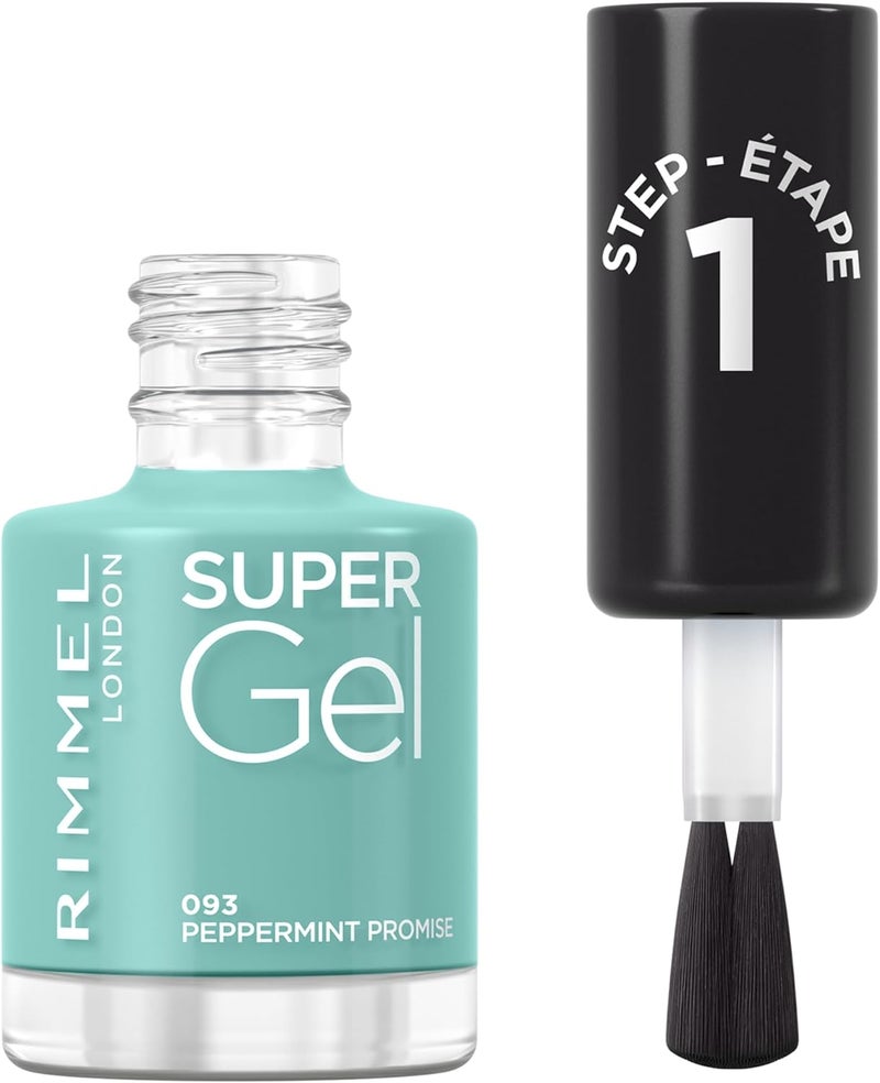 RIMMEL LONDON طلاء أظافر ريميل سوبر جل، وعد النعناع، 12 مل - Image 2