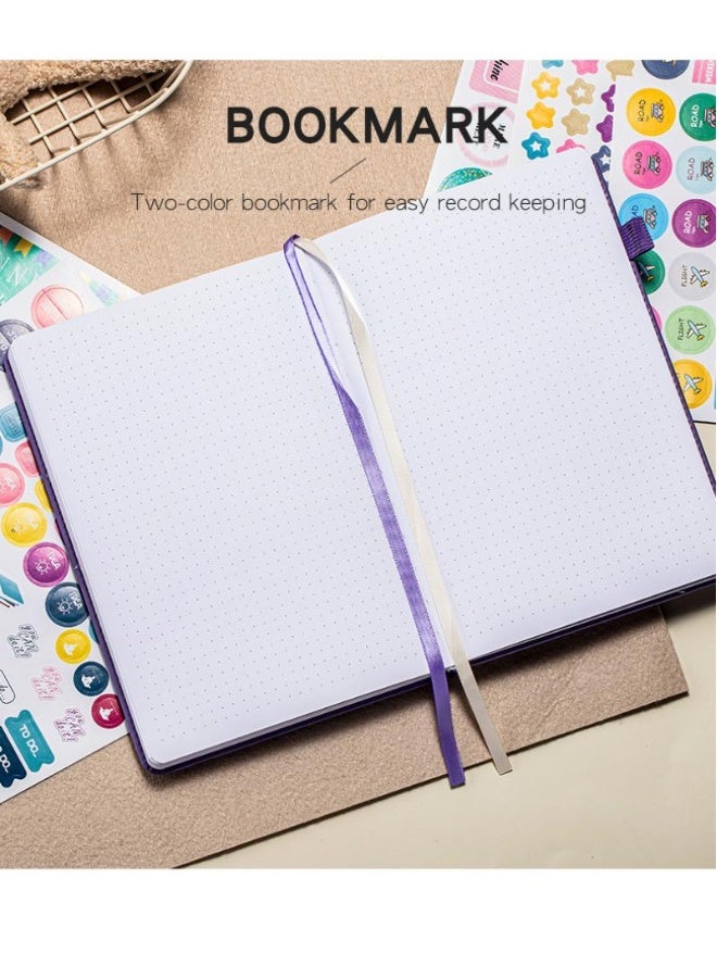 Planner Book Planner Weekly Plan Book A5 Monthly Plan Notebook Including 6 Pcs Planned Stickers - Image 5