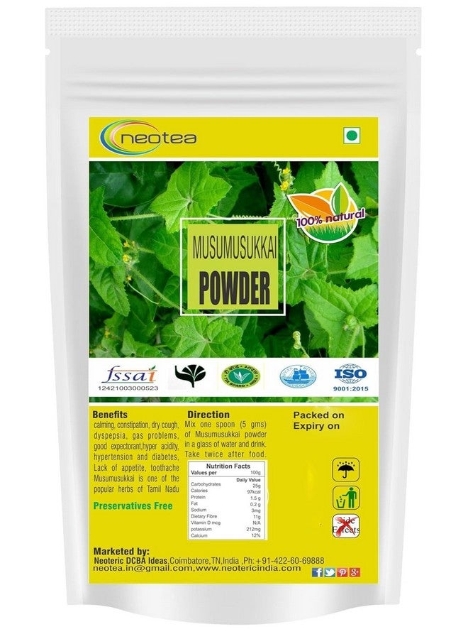 neotea Flax Musumusukkai Powder | Mukai Maderaspatana Powder 300 Gm Pack of 1 | Natural Herbal Supplement | Organic and Non-GMO | Ayurvedic Wellness and Health Support - Image 1