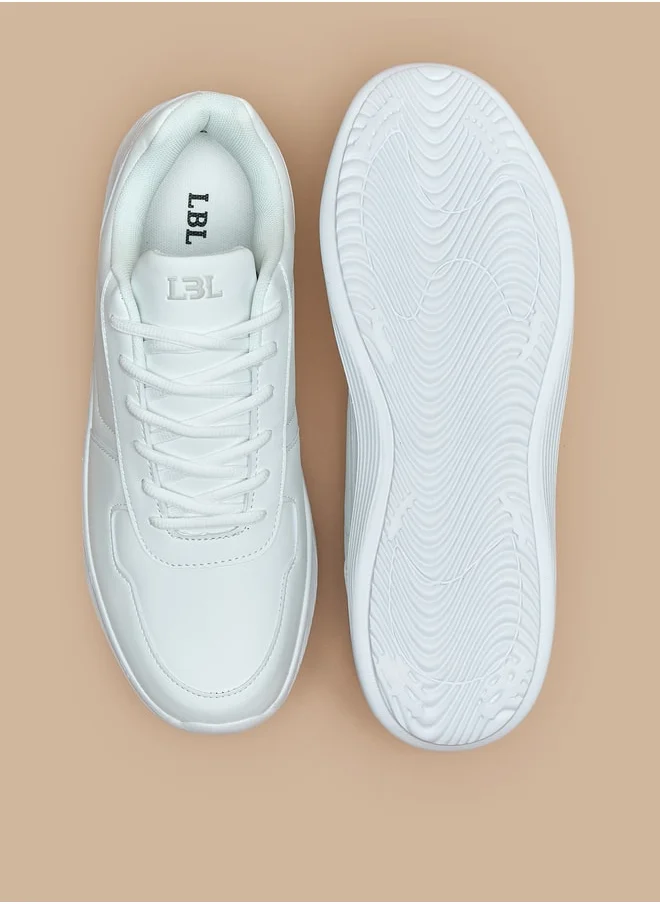 LBL by Shoexpress Solid Low Ankle Lace-Up Sports Shoes