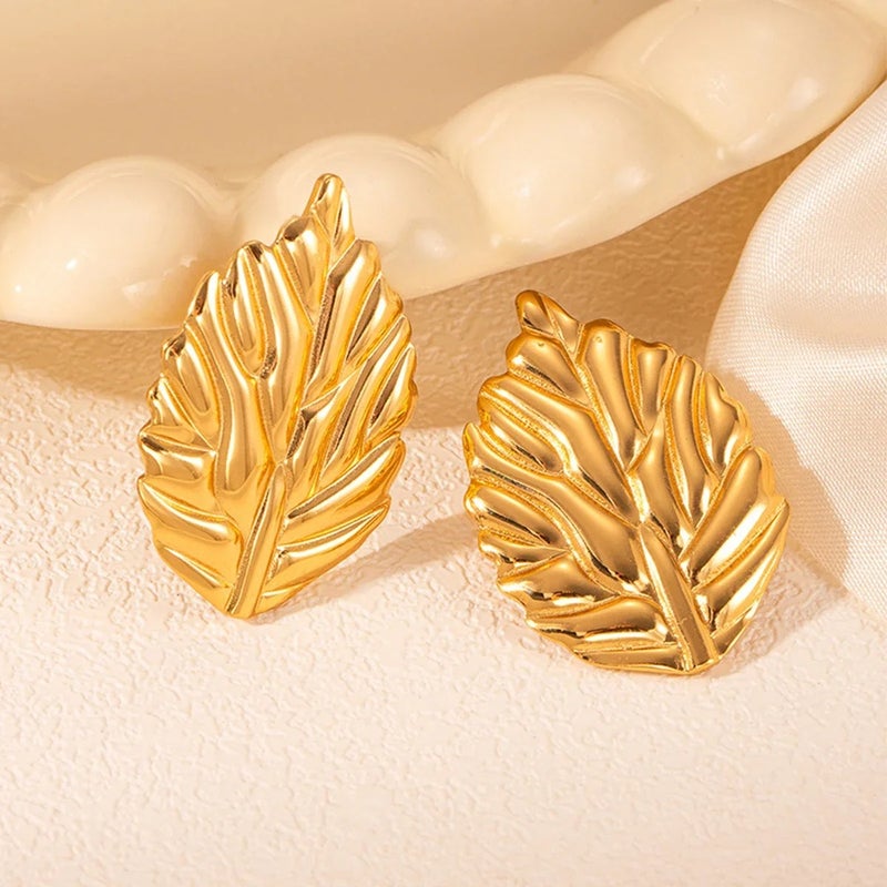 حلق أستانليس ستيل ذهبي - Image 4