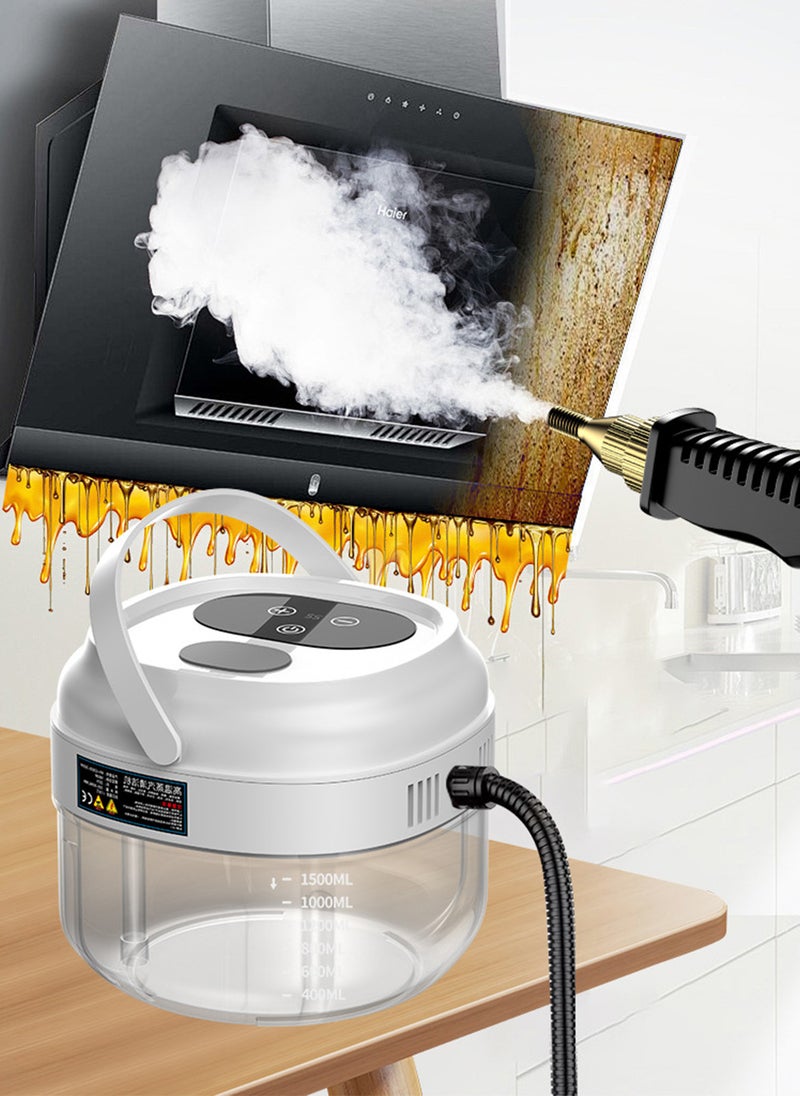 Household Cleaning High Temperature And High Pressure Steam Cleaning Machine, 1500ml, Suitable for Kitchen/Air Conditioner/Range Hood