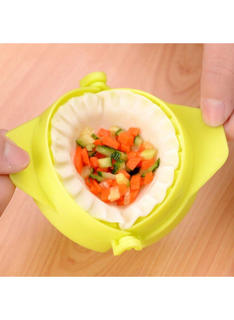 Three Secondz Three Secondz Gujiya Maker Device Easy Mould Dumpling Cutter Making Machine Kitchen Cooking Tool Multicolour Plastic 5 Cm  - Image 4