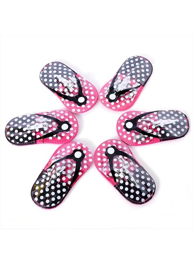 Spove Polka Dot Flip Flop Design Manicure Kit Nail Care Kit Party Favors (Set of 6 Kits) - Image 2