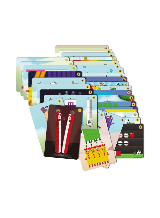 ليرننج ريسورسز مجموعة أنشطة MathLink Cubes Numberblocks 11-20 من Learning Resources، لبناء مكعبات الأرقام، واستكشاف مهارات الرياضيات المبكرة، و30 نشاطًا ممتعًا، وتتضمن ملحقات وبطاقات شخصيات والمزيد - Image 3