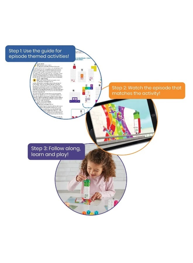 ليرننج ريسورسز مجموعة أنشطة MathLink Cubes Numberblocks 11-20 من Learning Resources، لبناء مكعبات الأرقام، واستكشاف مهارات الرياضيات المبكرة، و30 نشاطًا ممتعًا، وتتضمن ملحقات وبطاقات شخصيات والمزيد - Image 5