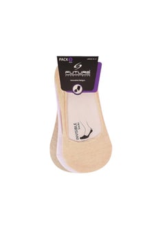Future Future Socks Invisible for women Pack of 3 size 36-40 Small Multicolor  - Image 1