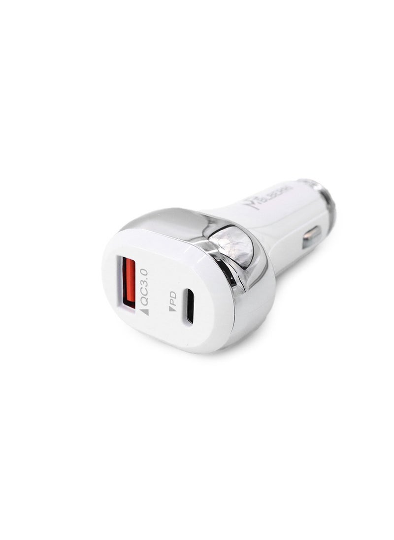 mpBLBERRI 30 Watt PD Car Charger With Lightning Cable  - Image 2