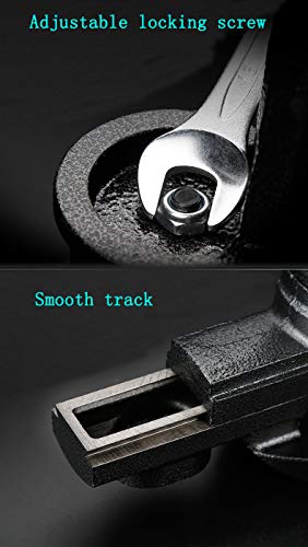 MYTEC Home Vise Universal Rotate 360° Work Clamp-On Vise, 3.2" black - Image 5