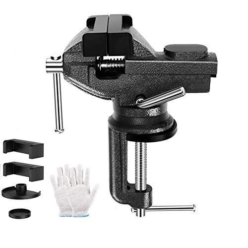 MYTEC Home Vise Universal Rotate 360° Work Clamp-On Vise, 3.2" black - Image 2