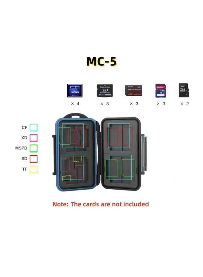 Memory Card Case MC 5 Waterproof Storage Organizer For SD CF XD TF Cards - Image 1