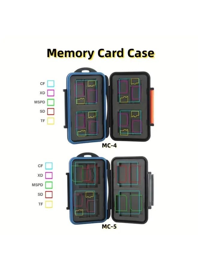Memory Card Case MC 5 Waterproof Storage Organizer For SD CF XD TF Cards - Image 2