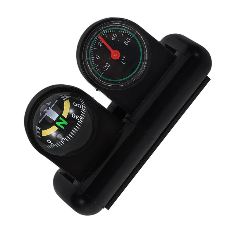 Car Compass High Accuracy Thermometer Dashboard Mount Rotatable Navigation Direction for Car Boat Motorcycle - Image 2