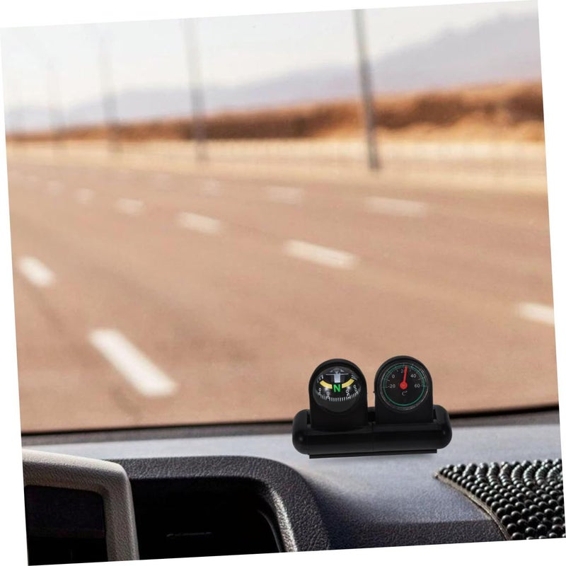 Car Compass High Accuracy Thermometer Dashboard Mount Rotatable Navigation Direction for Car Boat Motorcycle - Image 5