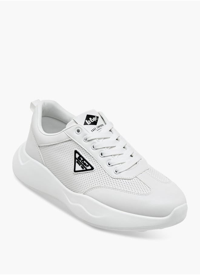 Lee Cooper - Men's Mesh Textured Shoes with Lace-Up Closure - Image 1